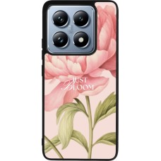 Coque Xiaomi 14T Pro - Silicone rigide noir Just Bloom Spring 2026