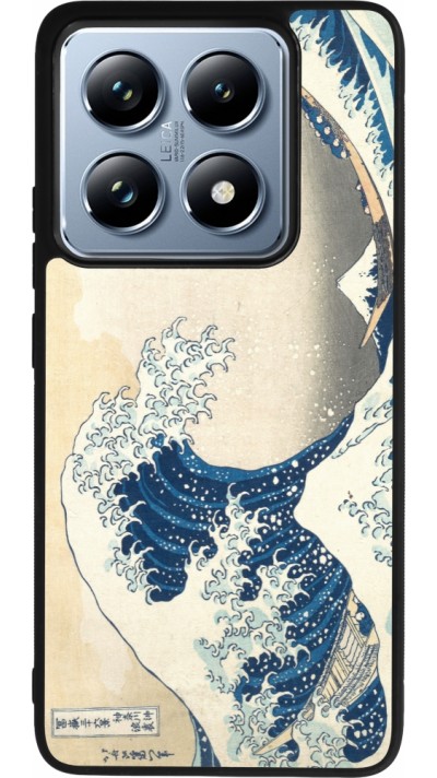 Coque Xiaomi 14T Pro - Silicone rigide noir Tableau art - La Grande Vague de Kanagawa - Hokusai