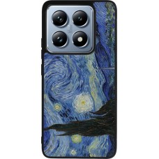 Coque Xiaomi 14T Pro - Silicone rigide noir Tableau art - La Nuit étoilée - Van Gogh