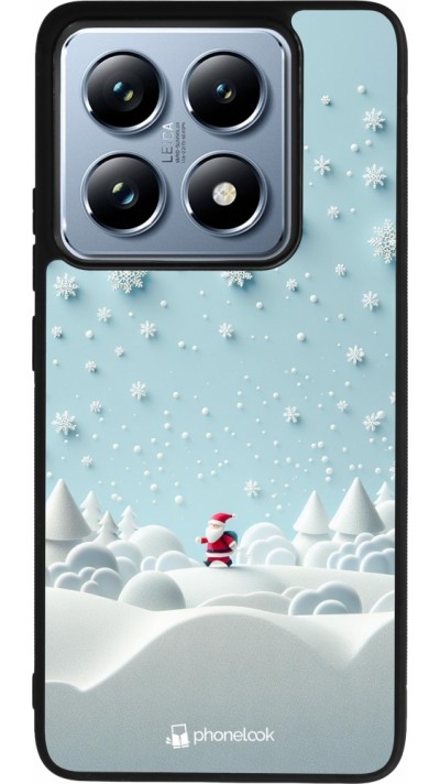 Xiaomi 14T Pro Case Hülle - Silikon schwarz Weihnachten 2023 Kleiner Vater Schneeflocke