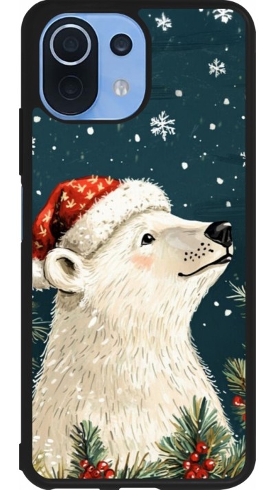 Coque Xiaomi Mi 11 Lite 5G - Silicone rigide noir Christmas 25 Bear