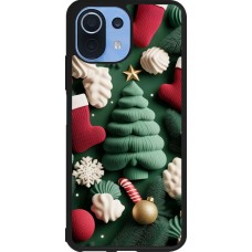 Coque Xiaomi Mi 11 Lite 5G - Silicone rigide noir Christmas 25 Christmas textiles