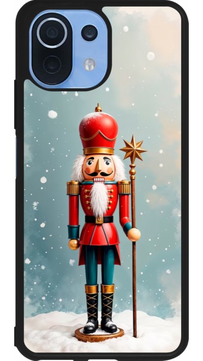Coque Xiaomi Mi 11 Lite 5G - Silicone rigide noir Christmas 25 Nutcracker Snow