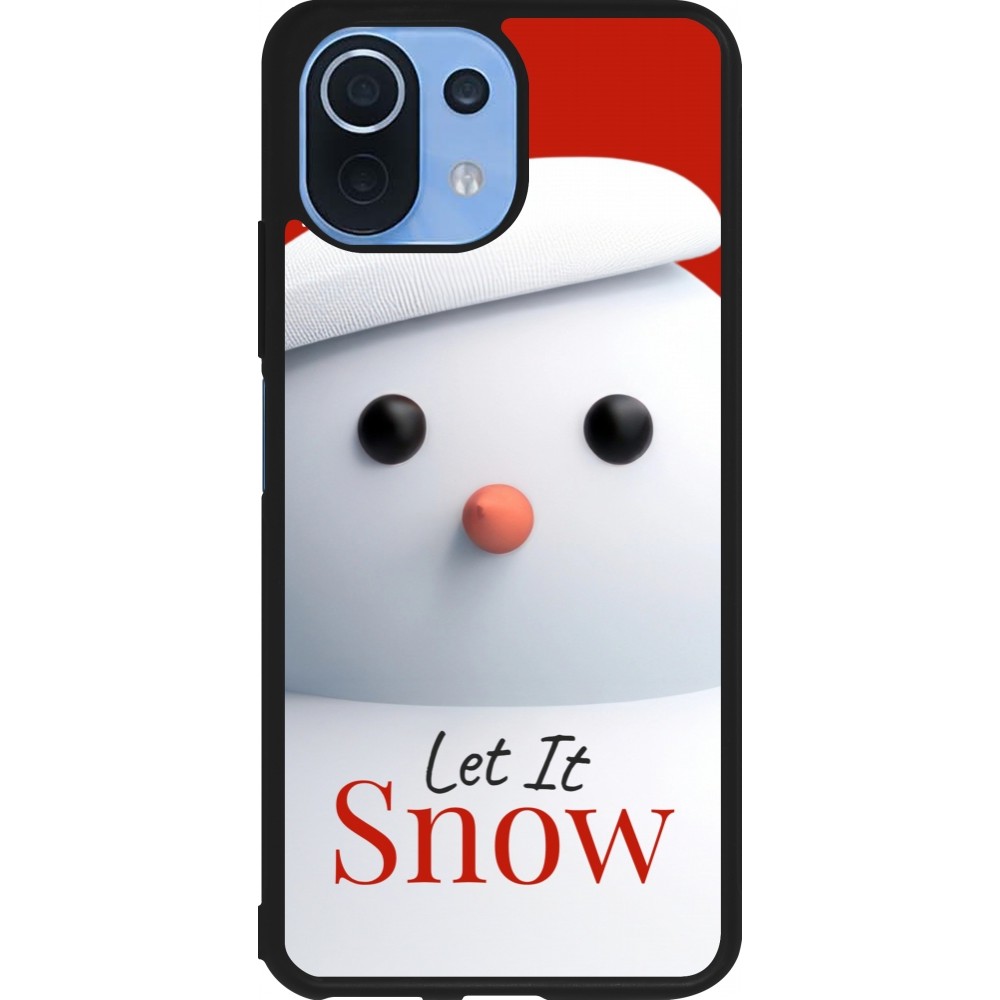 Coque Xiaomi Mi 11 Lite 5G - Silicone rigide noir Christmas 25 Xmas Snowman