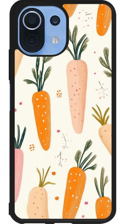 Coque Xiaomi Mi 11 Lite 5G - Silicone rigide noir Easter 2026 Illustration carrots
