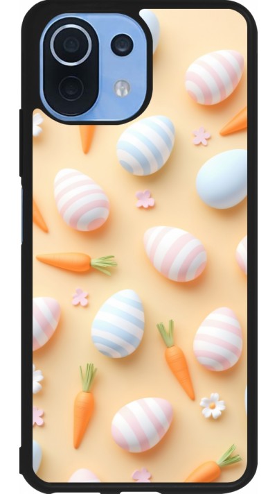 Coque Xiaomi Mi 11 Lite 5G - Silicone rigide noir Easter 2026 Pattern Easter