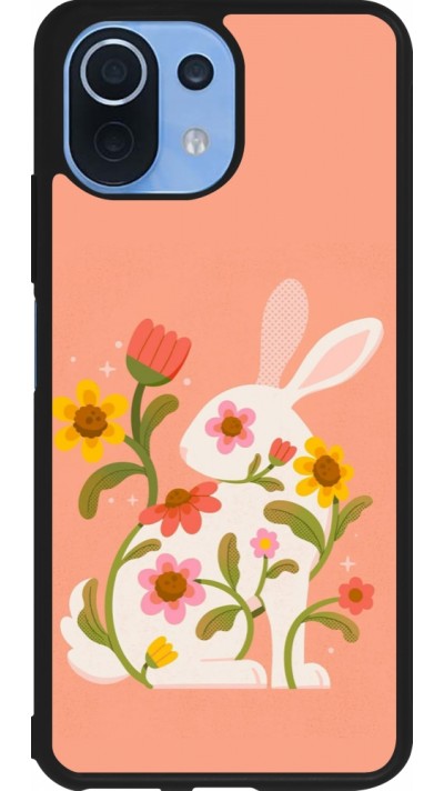 Coque Xiaomi Mi 11 Lite 5G - Silicone rigide noir Easter 2026 Rabbit collage