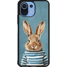 Coque Xiaomi Mi 11 Lite 5G - Silicone rigide noir Easter 2026 Rabbit navy