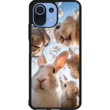 Coque Xiaomi Mi 11 Lite 5G - Silicone rigide noir Easter 2026 Rabbits