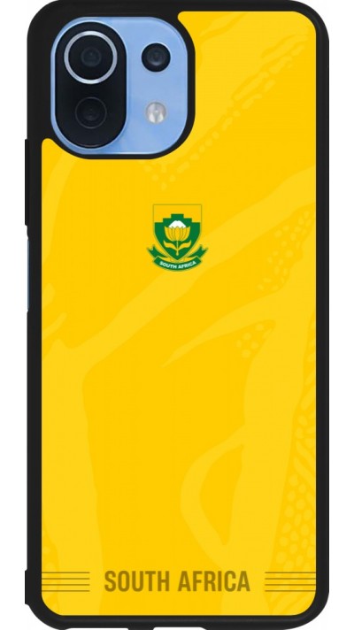 Coque Xiaomi Mi 11 Lite 5G - Silicone rigide noir Maillot de football Afrique du Sud 2026 personnalisable