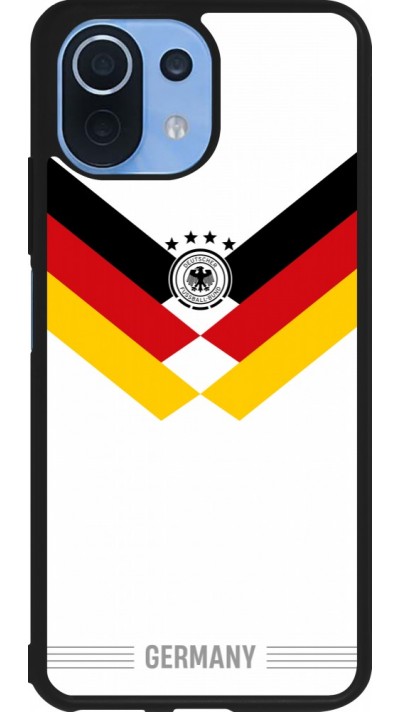 Coque Xiaomi Mi 11 Lite 5G - Silicone rigide noir Maillot de football Allemagne 2026 personnalisable