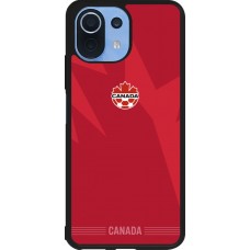 Coque Xiaomi Mi 11 Lite 5G - Silicone rigide noir Maillot de football Canada 2026 personnalisable