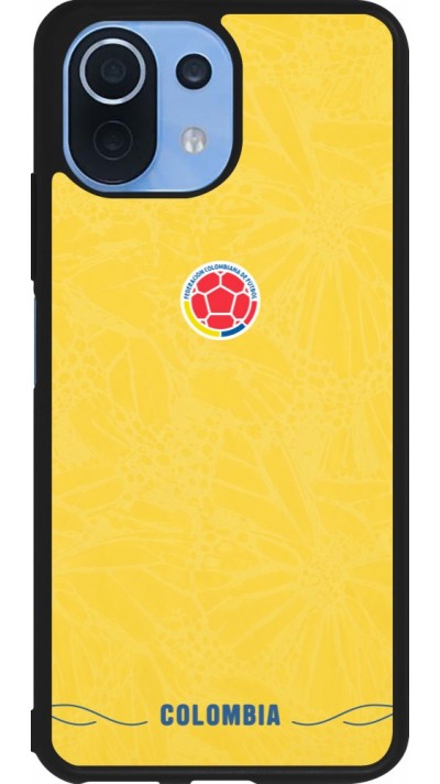 Coque Xiaomi Mi 11 Lite 5G - Silicone rigide noir Maillot de football Colombie 2026 personnalisable