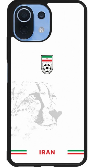 Coque Xiaomi Mi 11 Lite 5G - Silicone rigide noir Maillot de football Iran 2026 personnalisable