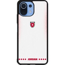 Coque Xiaomi Mi 11 Lite 5G - Silicone rigide noir Maillot de football Jordanie 2026 personnalisable