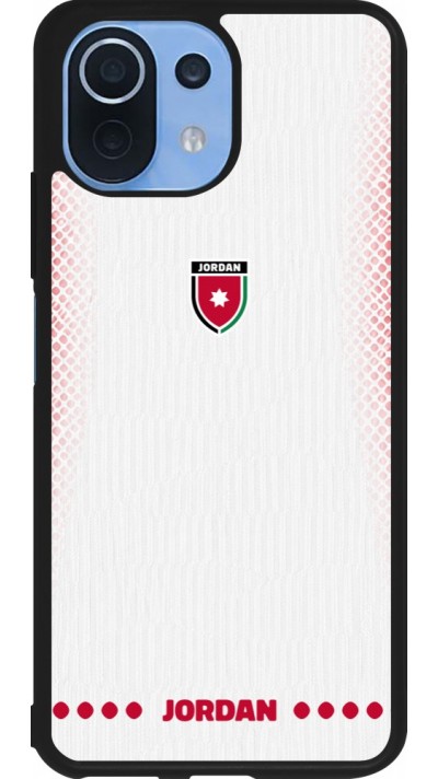 Coque Xiaomi Mi 11 Lite 5G - Silicone rigide noir Maillot de football Jordanie 2026 personnalisable