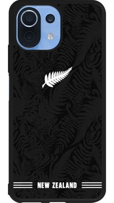 Coque Xiaomi Mi 11 Lite 5G - Silicone rigide noir Maillot de football Nouvelle-Zélande 2026 personnalisable