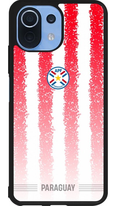 Coque Xiaomi Mi 11 Lite 5G - Silicone rigide noir Maillot de football Paraguay 2026 personnalisable