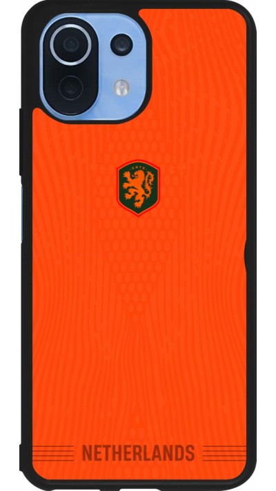 Coque Xiaomi Mi 11 Lite 5G - Silicone rigide noir Maillot de football Pays-Bas 2026 personnalisable