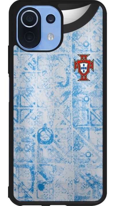 Xiaomi Mi 11 Lite 5G Case Hülle - Silikon schwarz Portugal Away personalisierbares Fussballtrikot