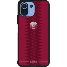 Xiaomi Mi 11 Lite 5G Case Hülle - Silikon schwarz Qatar 2026 personalisierbares Fussballtrikot