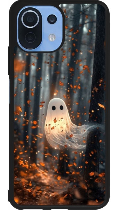 Coque Xiaomi Mi 11 Lite 5G - Silicone rigide noir Halloween 2025 Ghost in the forest
