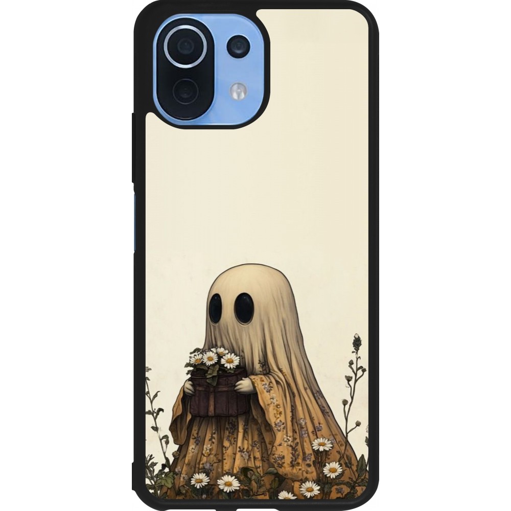 Coque Xiaomi Mi 11 Lite 5G - Silicone rigide noir Halloween 2025 Ghost gardener