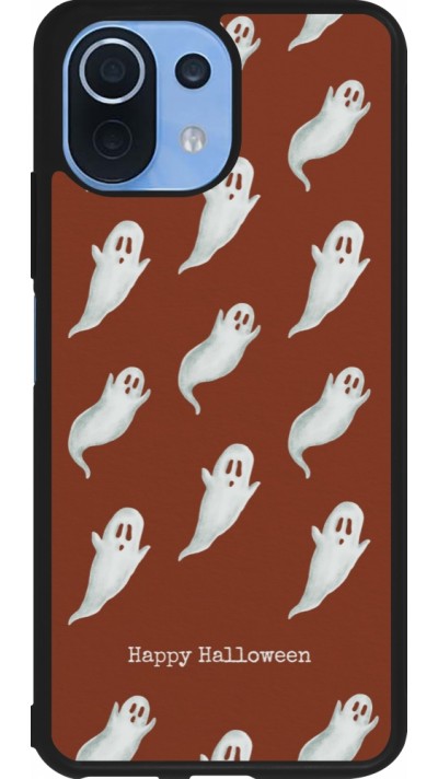 Coque Xiaomi Mi 11 Lite 5G - Silicone rigide noir Halloween 2025 Pattern of ghosts
