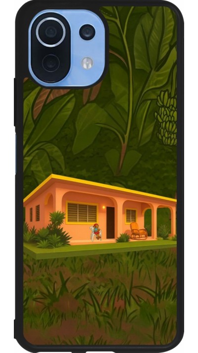 Coque Xiaomi Mi 11 Lite 5G - Silicone rigide noir Benitos house DTMF