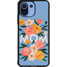 Coque Xiaomi Mi 11 Lite 5G - Silicone rigide noir Mom 2026 Flowers