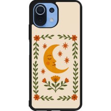 Coque Xiaomi Mi 11 Lite 5G - Silicone rigide noir Half moon stamp 2026