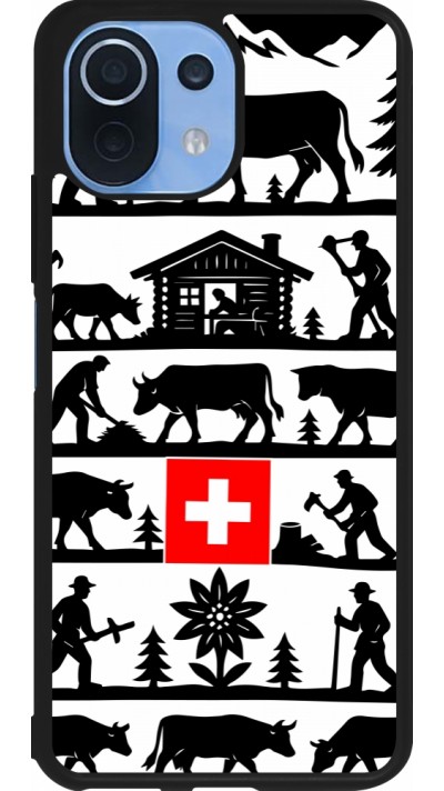 Xiaomi Mi 11 Lite 5G Case Hülle - Silikon schwarz Poya Schweiz 1