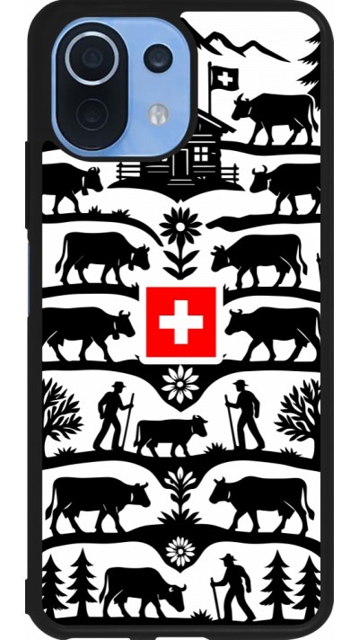 Xiaomi Mi 11 Lite 5G Case Hülle - Silikon schwarz Poya Schweiz 3