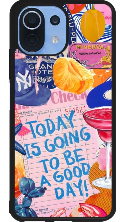 Xiaomi Mi 11 Lite 5G Case Hülle - Silikon schwarz Preppy Today is Going to be a good day
