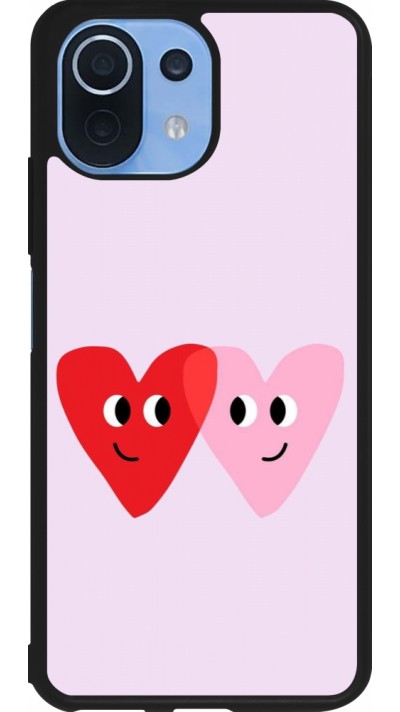 Coque Xiaomi Mi 11 Lite 5G - Silicone rigide noir Saint Valentines Day 26 Heart