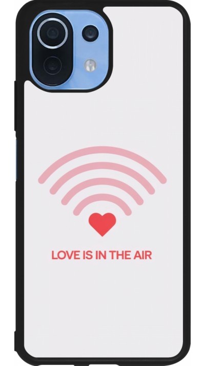 Coque Xiaomi Mi 11 Lite 5G - Silicone rigide noir Saint Valentines Day 26 Love is in the air