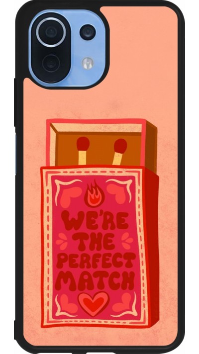 Coque Xiaomi Mi 11 Lite 5G - Silicone rigide noir Saint Valentines Day 26 Perfect Match