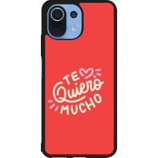 Coque Xiaomi Mi 11 Lite 5G - Silicone rigide noir Saint Valentines Day 26 Te quiero mucho