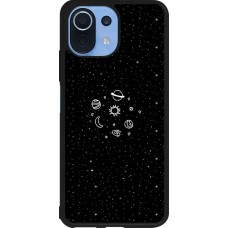 Coque Xiaomi Mi 11 Lite 5G - Silicone rigide noir Space Doodle