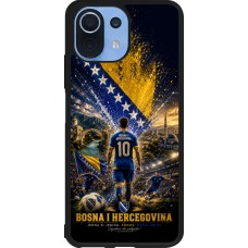 Coque Xiaomi Mi 11 Lite 5G - Silicone rigide noir Football Bosnie-Herzégovine splash 2026