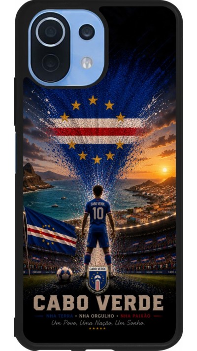 Coque Xiaomi Mi 11 Lite 5G - Silicone rigide noir Football Cap-Vert splash 2026