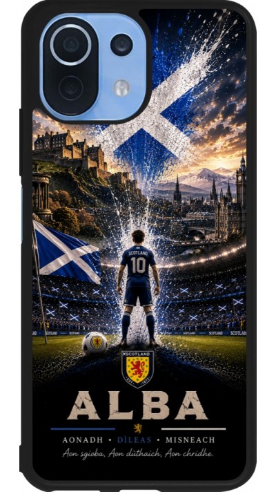Coque Xiaomi Mi 11 Lite 5G - Silicone rigide noir Football Écosse splash 2026