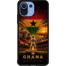 Coque Xiaomi Mi 11 Lite 5G - Silicone rigide noir Football Ghana splash 2026