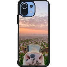 Coque Xiaomi Mi 11 Lite 5G - Silicone rigide noir Cow with tulips 2026