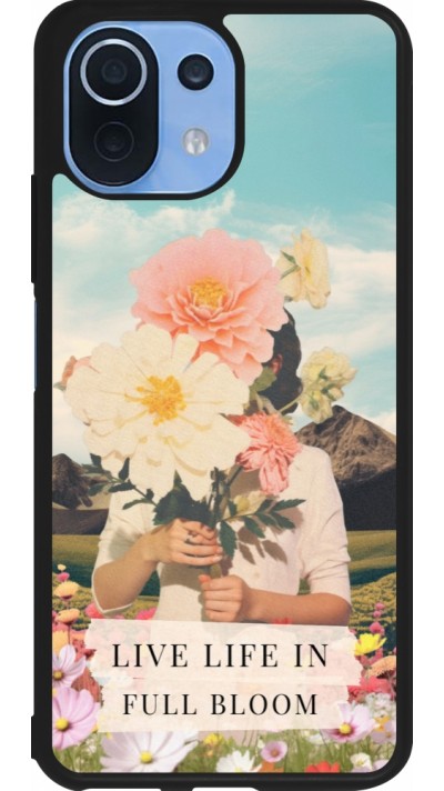Coque Xiaomi Mi 11 Lite 5G - Silicone rigide noir Live life in full moon 2026