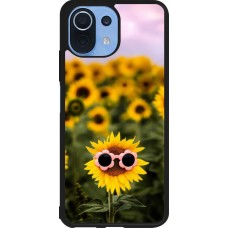 Coque Xiaomi Mi 11 Lite 5G - Silicone rigide noir Sunflower with glasses 2026
