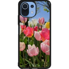 Coque Xiaomi Mi 11 Lite 5G - Silicone rigide noir Tulips 2026