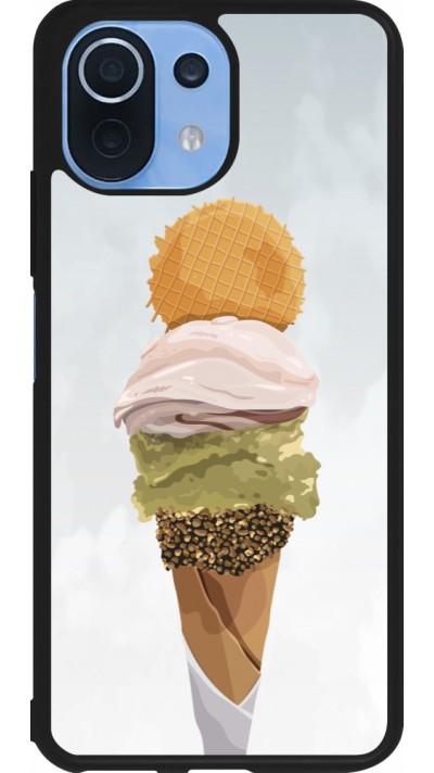 Coque Xiaomi Mi 11 Lite 5G - Silicone rigide noir Summer 2025 Cornet