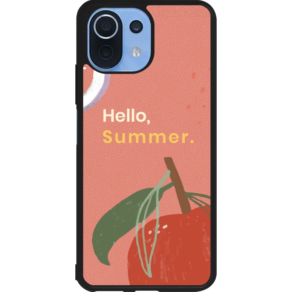 Coque Xiaomi Mi 11 Lite 5G - Silicone rigide noir Summer 2025 Hello summer