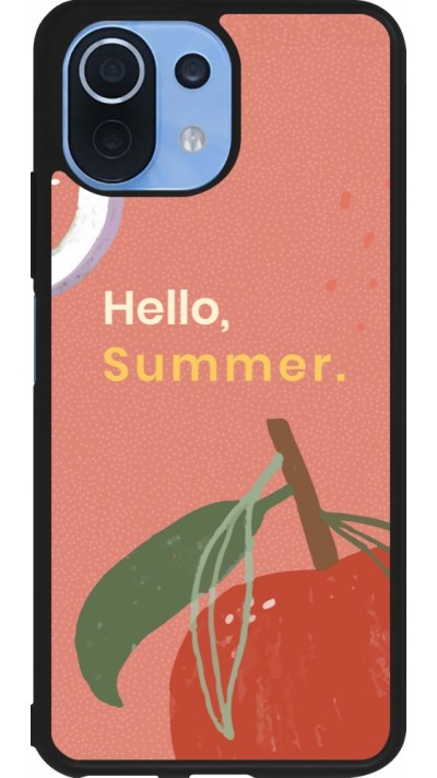 Coque Xiaomi Mi 11 Lite 5G - Silicone rigide noir Summer 2025 Hello summer